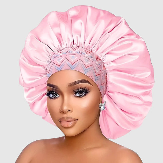 Bonnet en satin – soin capillaire doux pour cheveux bouclés