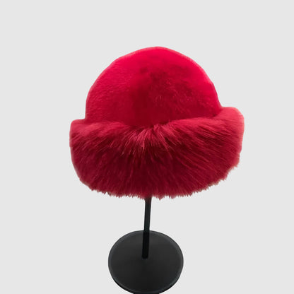 Bonnet russe en fausse fourrure – douceur et charme
