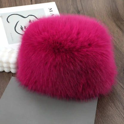 Bonnet russe d’hiver en fausse fourrure
