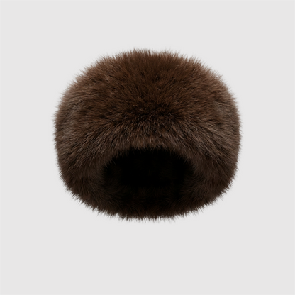 Bonnet russe d’hiver en fausse fourrure