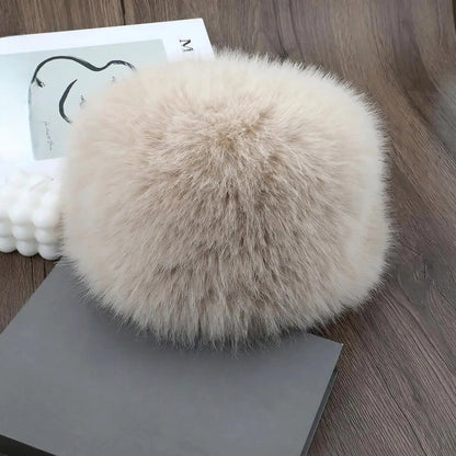 Bonnet russe d’hiver en fausse fourrure