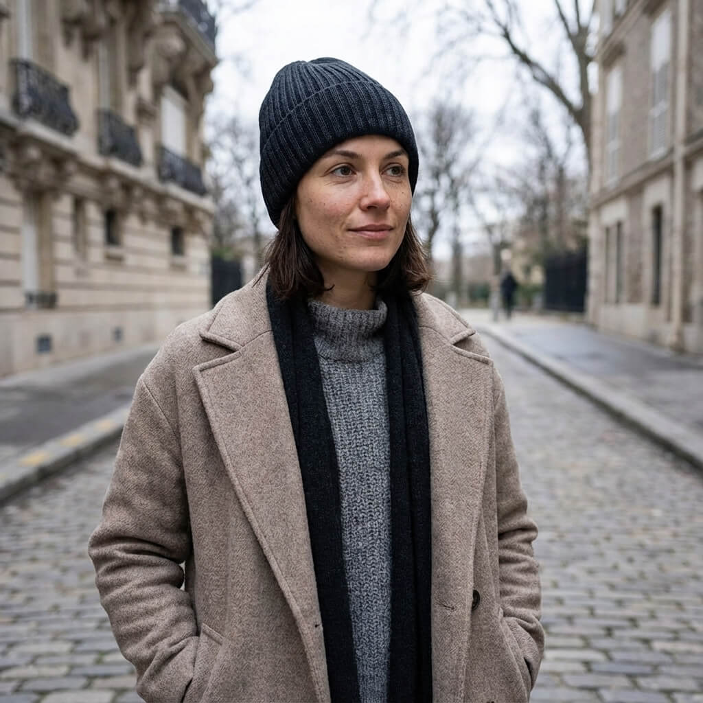 Bonnet unisexe en cachemire – douceur, confort et élégance intemporelle