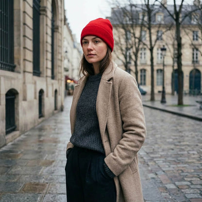 Bonnet unisexe en pur cachemire – chaleur naturelle et élégance intemporelle