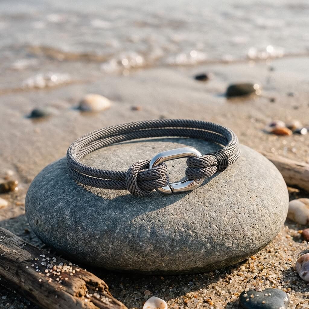 Bracelet nautique en corde fine