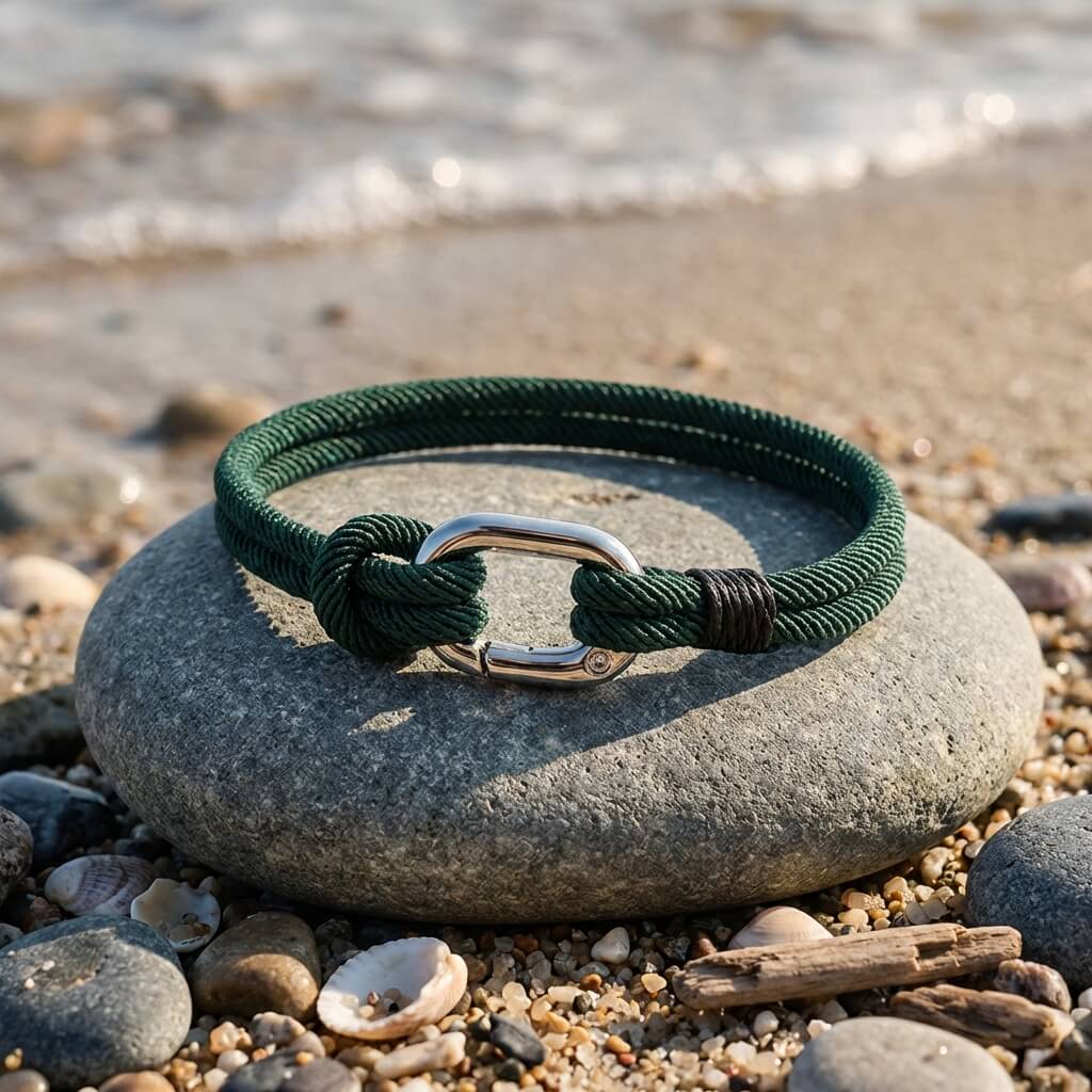 Bracelet nautique en corde fine
