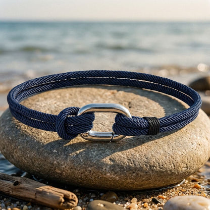 Bracelet nautique en corde fine