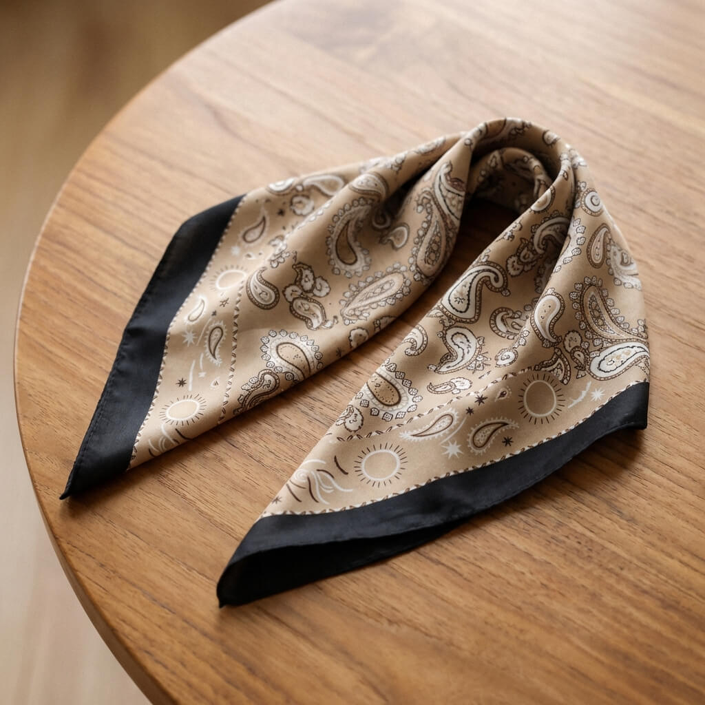 Foulard aux motifs élégants
