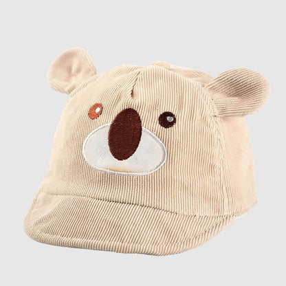 Casquette bébé koala – visière courte et style coréen