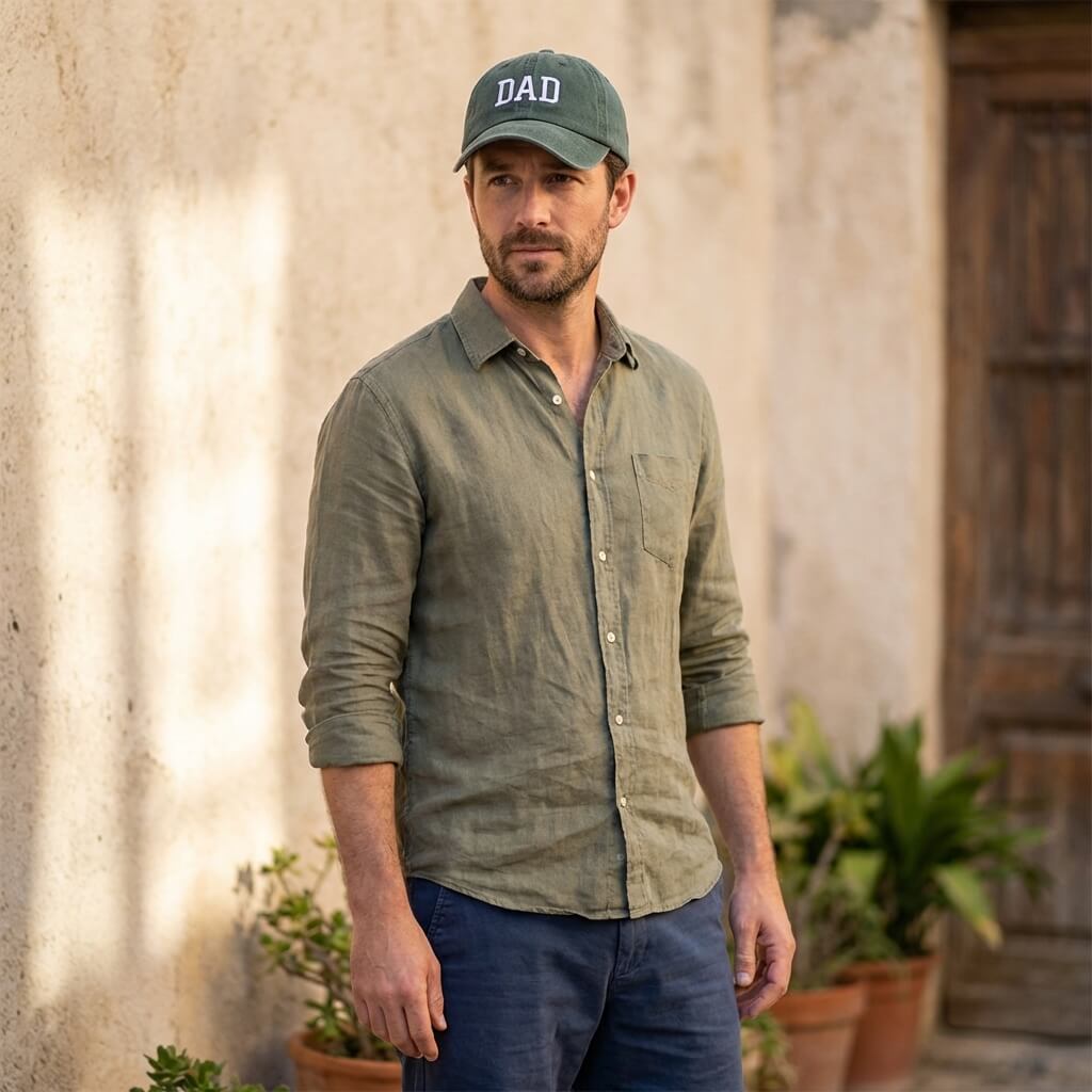 Casquette « DAD » brodée – sport chic en coton