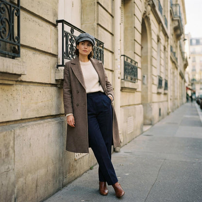 Casquette gavroche femme – unie, style Gatsby au quotidien