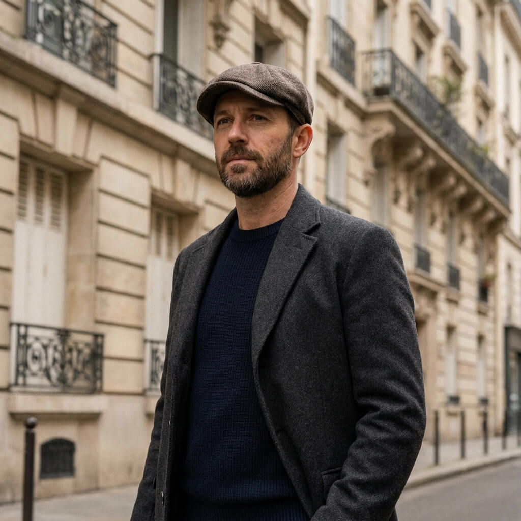 Casquette gavroche unisexe – rétro pour les looks habillés