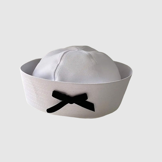 Casquette marin femme avec nœud