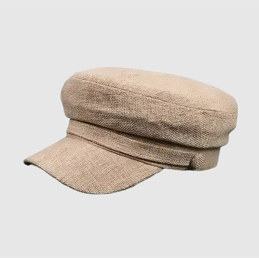 Casquette marin unisexe en lin léger
