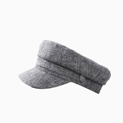 Casquette marin unisexe en lin léger