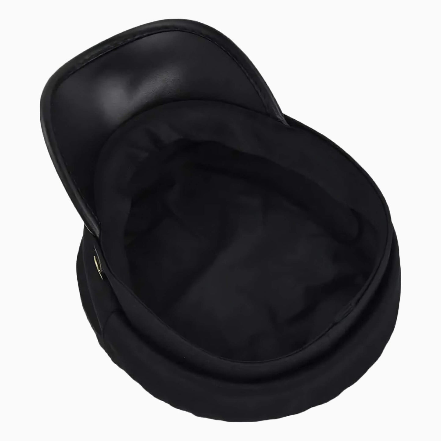 Casquette marin unisexe en similicuir élégant