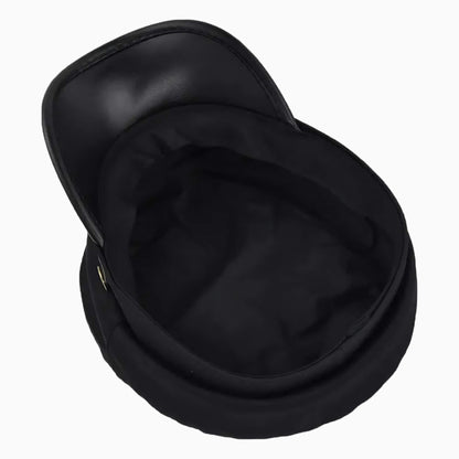 Casquette marin unisexe en similicuir élégant