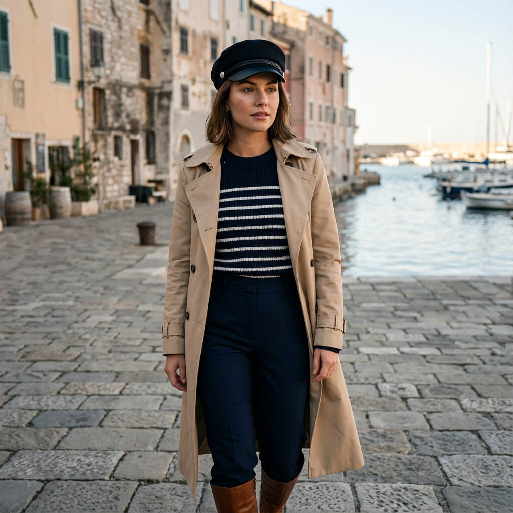 Casquette marin unisexe