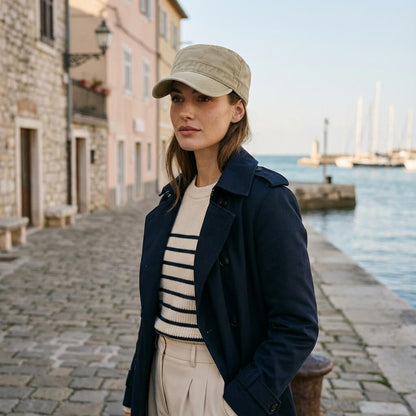 Casquette militaire unisexe en coton pour l’été