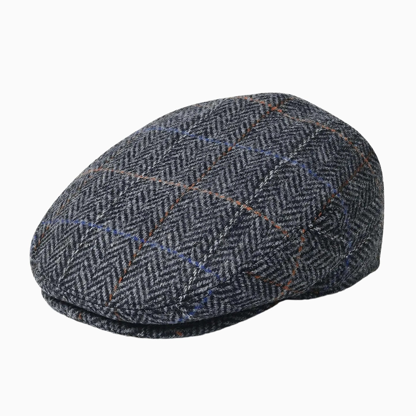 Casquette plate homme – plaid, rétro et original