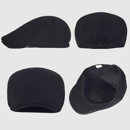 Casquette plate unisexe en coton – style rétro au quotidien