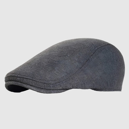 Casquette plate unisexe en coton – style rétro au quotidien