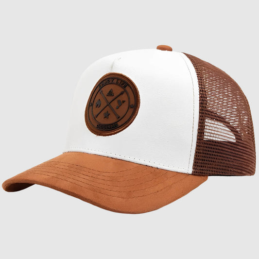 Casquette trucker à lettres – respirante pour l’été