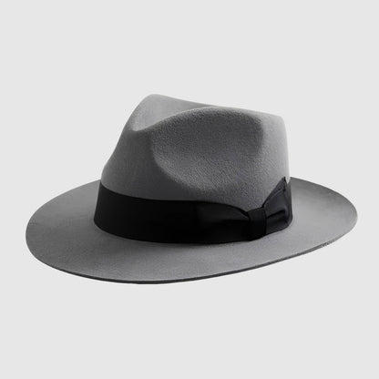 Chapeau fedora laine feutre 100% pour homme