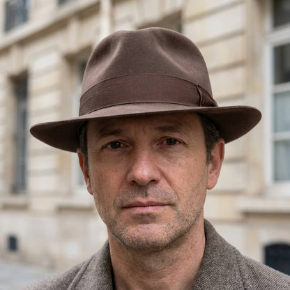 Chapeau fedora laine feutre 100% pour homme