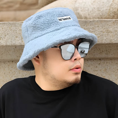 Chapeau bob d’hiver grande taille doublé polaire