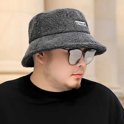 Chapeau bob d’hiver grande taille doublé polaire