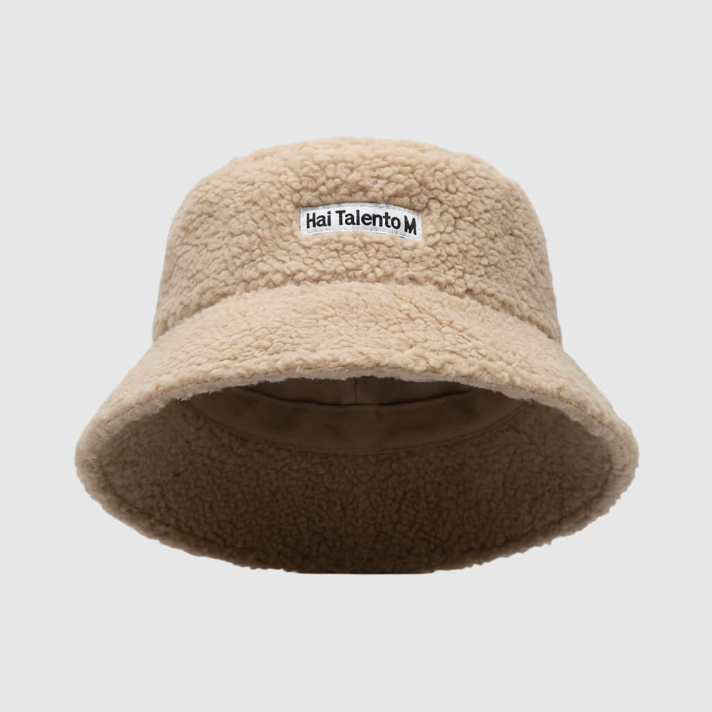 Chapeau bob d’hiver grande taille doublé polaire