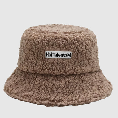 Chapeau bob en polaire chaude unisexe