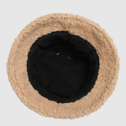 Chapeau bob en polaire chaude unisexe