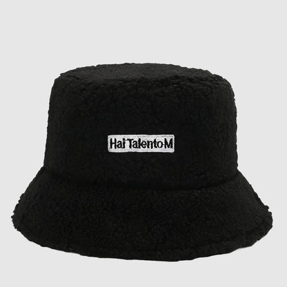 Chapeau bob en polaire chaude unisexe