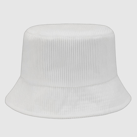 Chapeau bob en velours côtelé unisexe