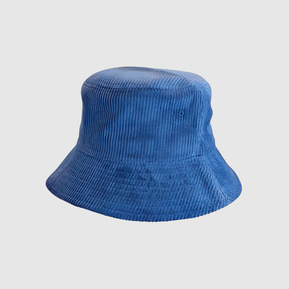 Chapeau bob en velours côtelé unisexe