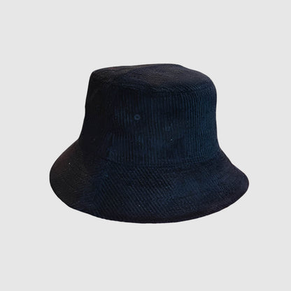 Chapeau bob en velours côtelé unisexe