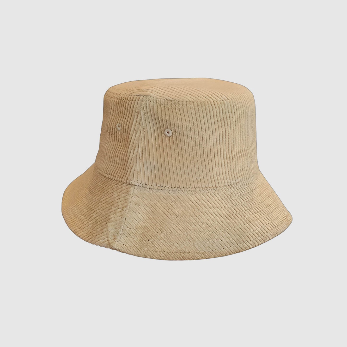 Chapeau bob en velours côtelé unisexe