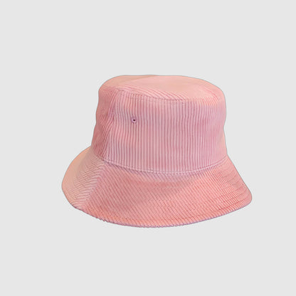 Chapeau bob en velours côtelé unisexe