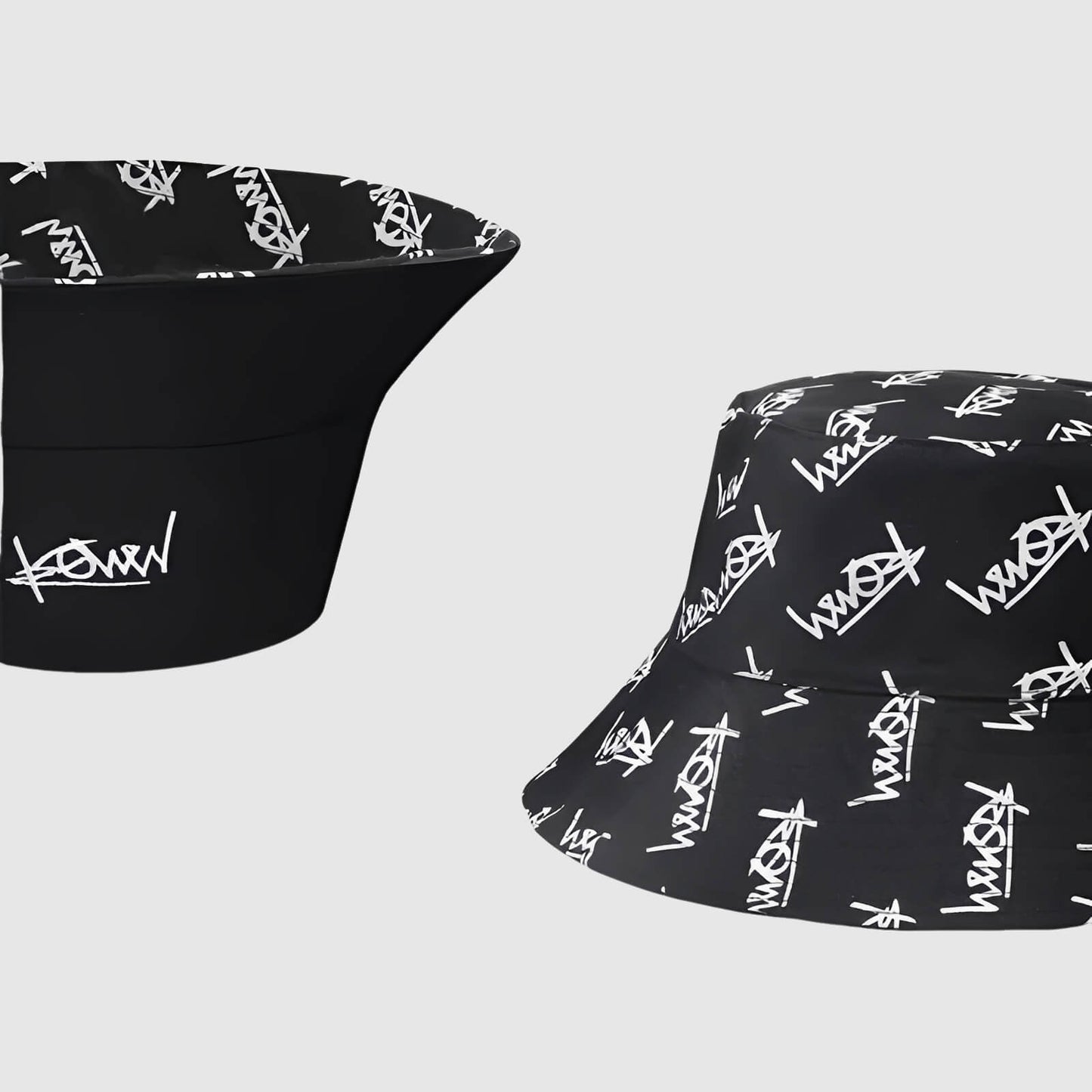 Chapeau bob grande taille réversible - unisexe