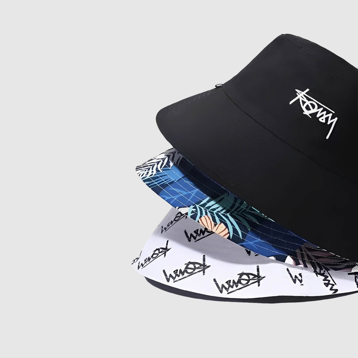 Chapeau bob grande taille réversible - unisexe