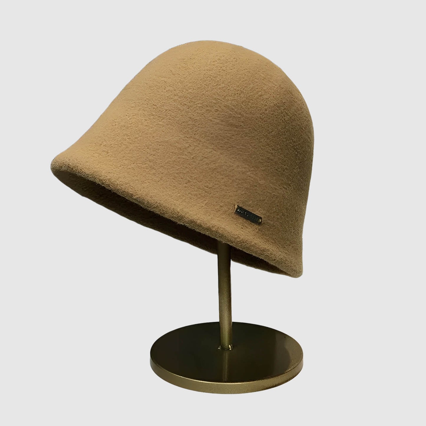 Chapeau cloche en laine tricotée pour femme