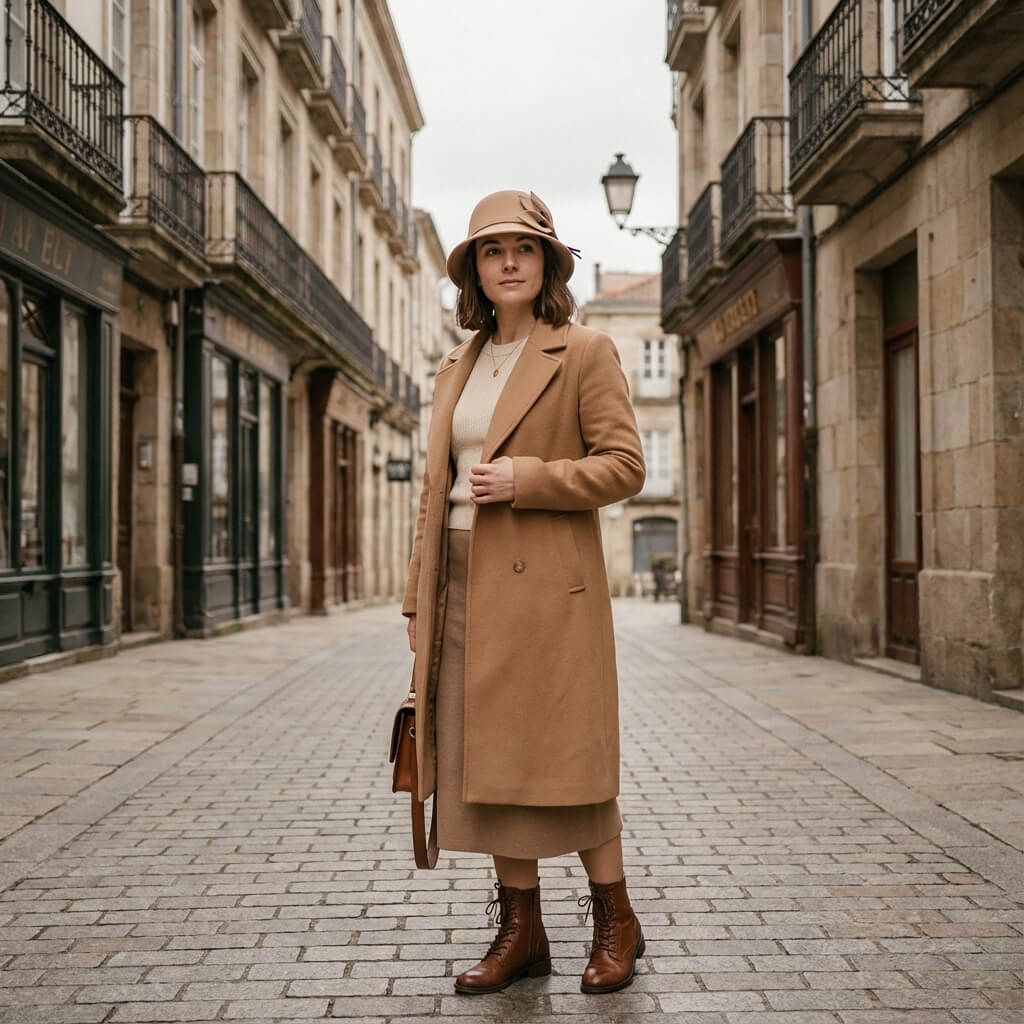 Chapeau cloche rétro pour femme