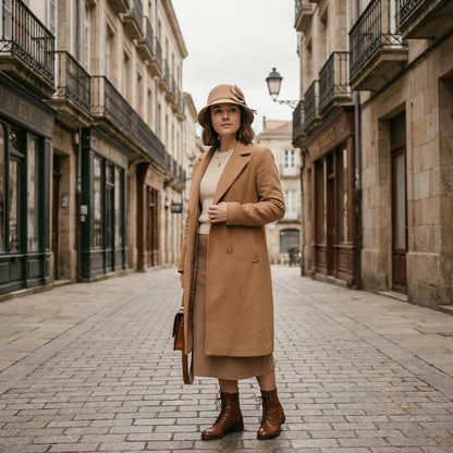 Chapeau cloche rétro pour femme