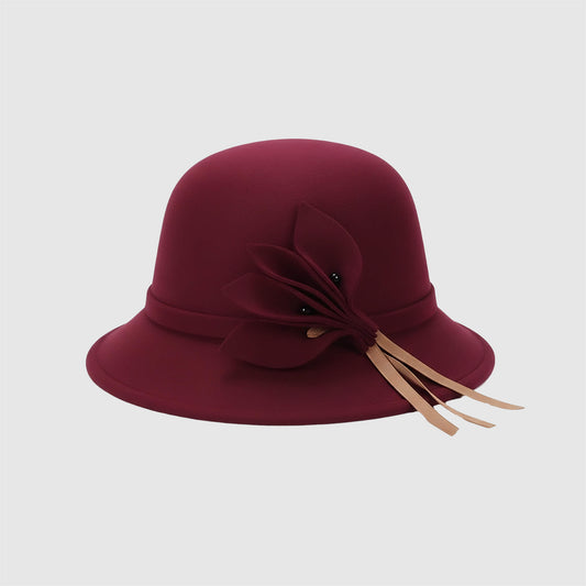 Chapeau cloche rétro pour femme