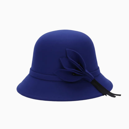 Chapeau cloche rétro pour femme