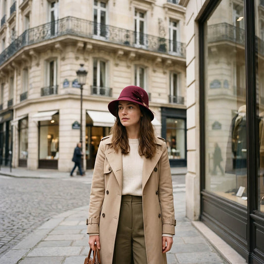Chapeau cloche rétro pour femme