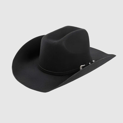 Chapeau cowboy en laine avec ceinture - unisexe
