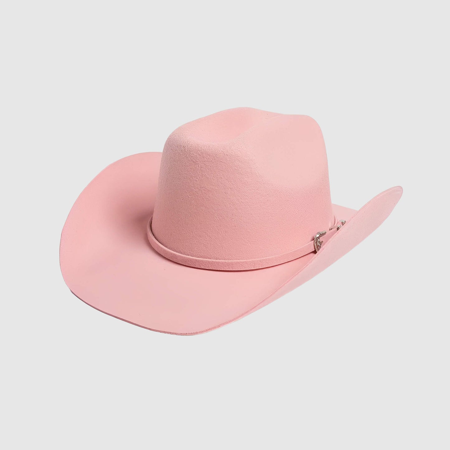 Chapeau cowboy en laine avec ceinture - unisexe