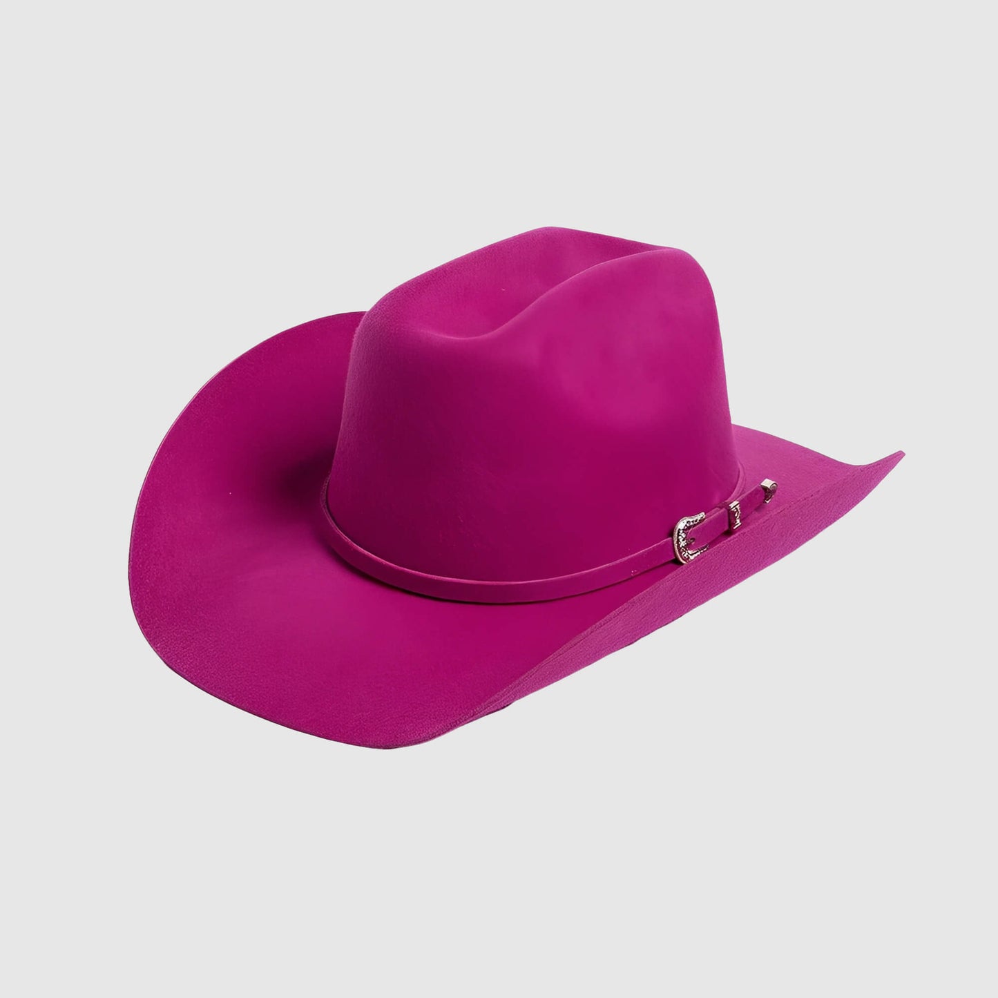 Chapeau cowboy en laine avec ceinture - unisexe